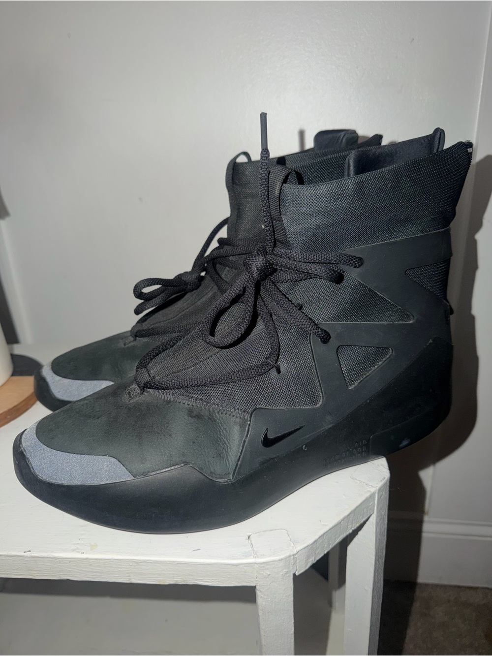 Rare NIKE x Fear Of God “Triple Black” Sneakers 2020 Release w/ box